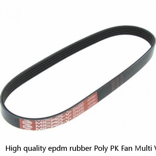 High quality epdm rubber Poly PK Fan Multi V Ribbed Belt